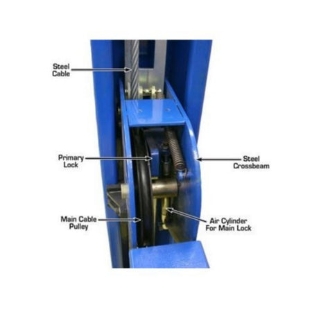Atlas® 412 12,000 lb Heavy-Duty 4-Post Lift #ATEATTD-412-FPD, AlamoEquipment.com
