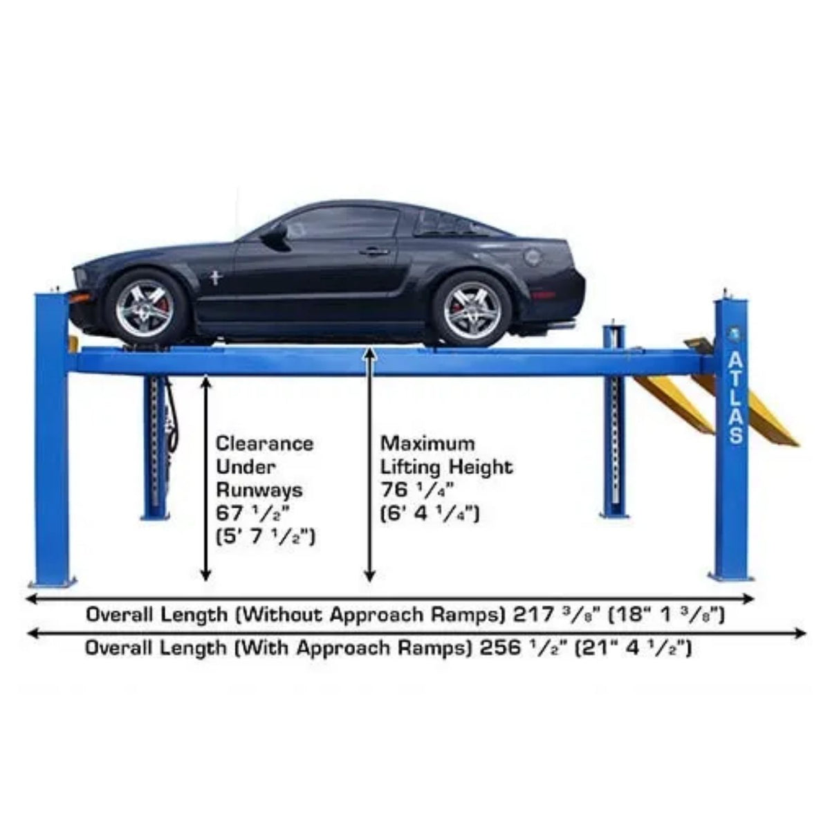 Atlas® 412A 12,000 lb 4-Post Alignment Lift Kit #ATEATTD-412A-KIT, AlamoEquipment.com