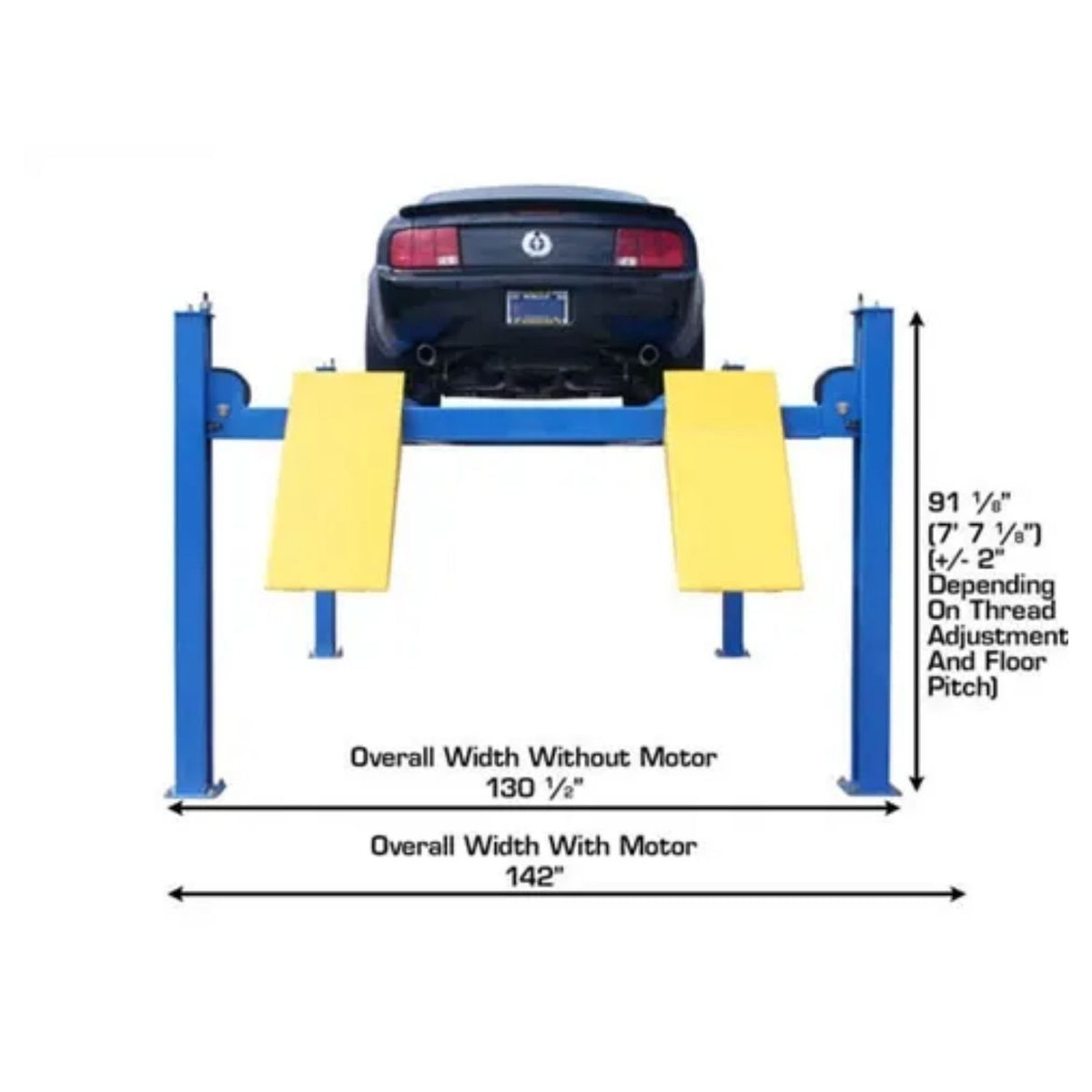 Atlas® 412A 12,000 lb 4-Post Alignment Lift Kit #ATEATTD-412A-KIT, AlamoEquipment.com