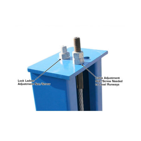 Atlas 14,000 lb 414 4-Post Lift & RJ8 Combo #ATEATTD-414-COMBO-FPD, AlamoEquipment.com