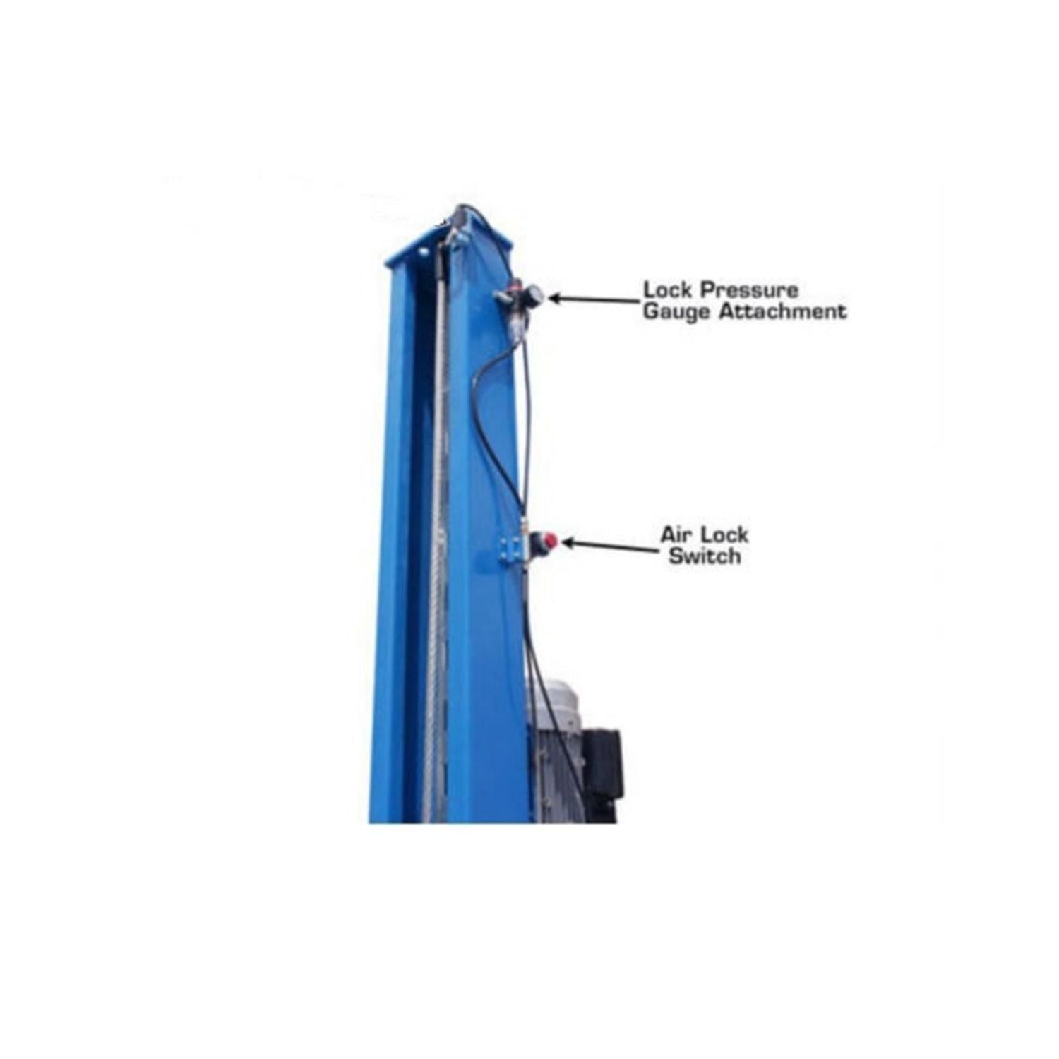 Atlas 14,000 lb Heavy-Duty 4-Post Lift #ATEATTD-414-FPD, AlamoEquipment.com