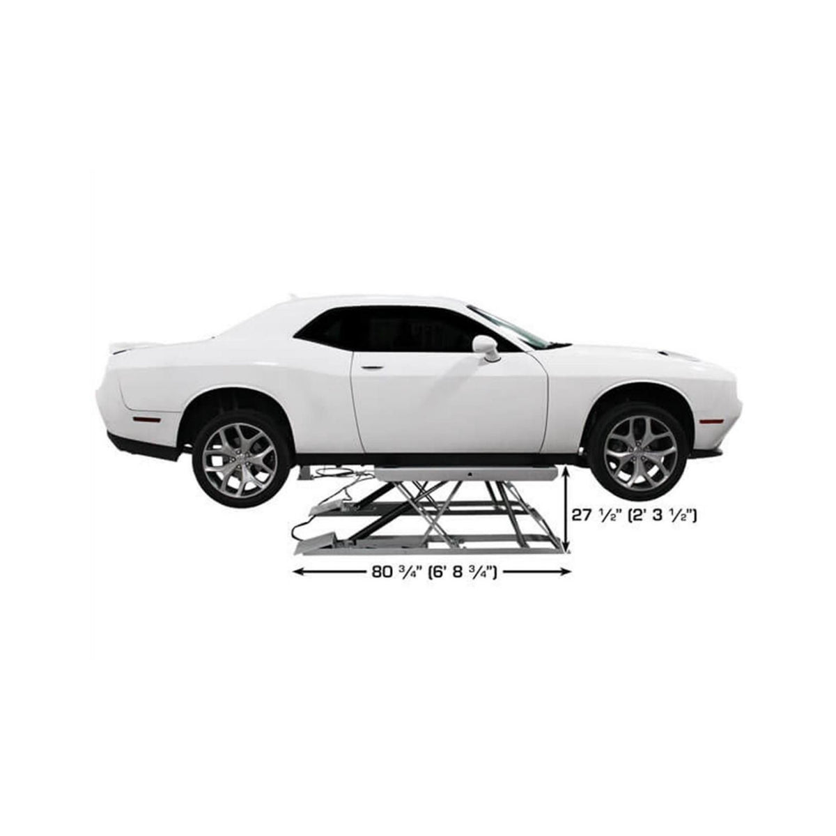 Atlas 6PL Low-Rise Open Center Lift 6,000 lb #ATEATTD-6PL-FPD, AlamoEquipment.com