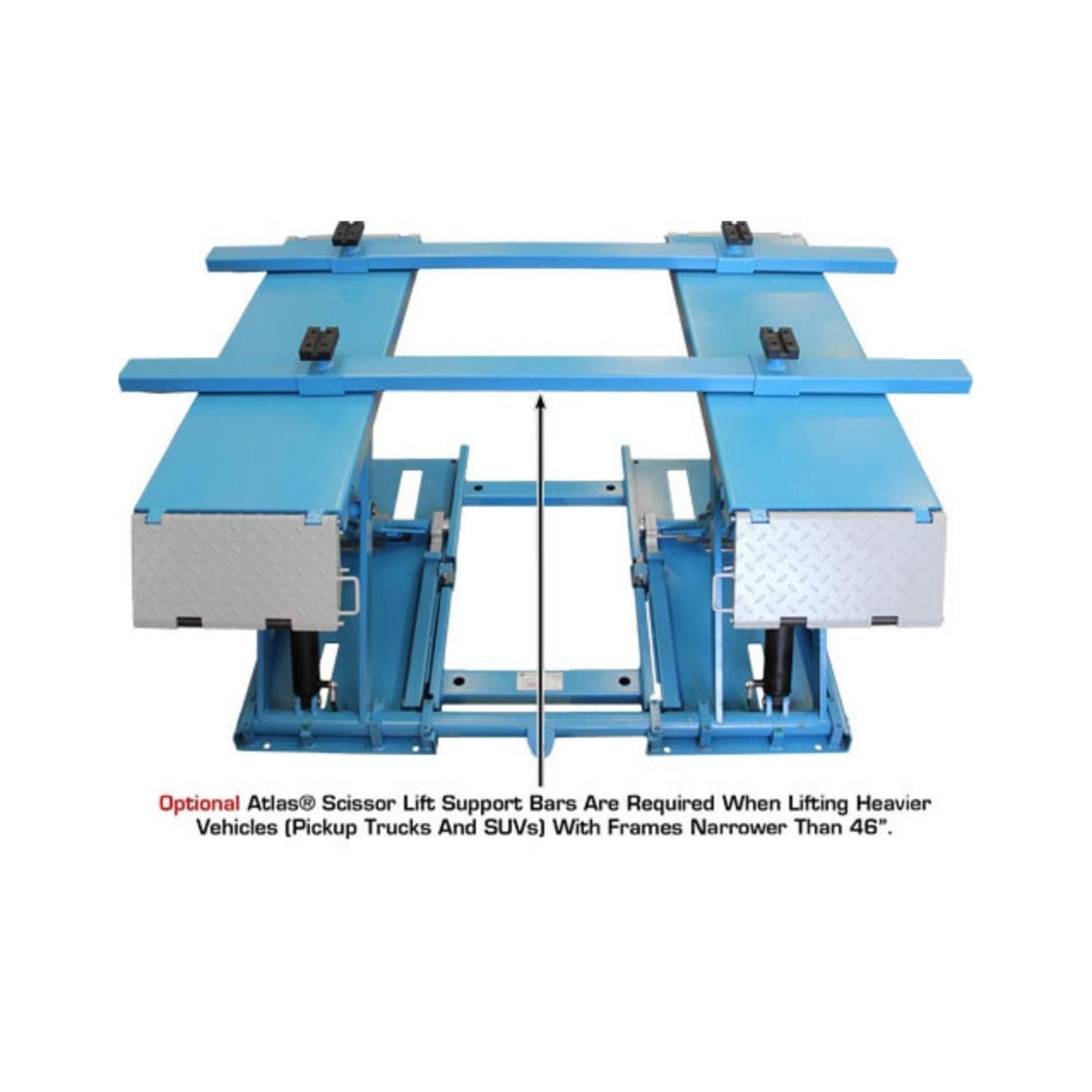 Atlas 7K Kwik Mid-Rise Scissor Lift 7,000 lb #ATEATTD-7K-KWIK-FPD, AlamoEquipment.com