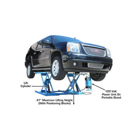 Atlas 7K Kwik Mid-Rise Scissor Lift 7,000 lb #ATEATTD-7K-KWIK-FPD, AlamoEquipment.com