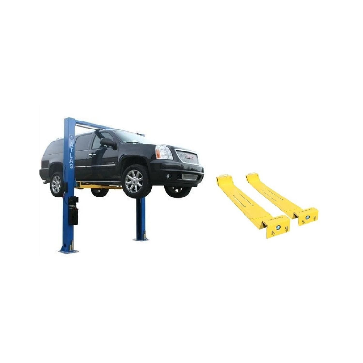 Atlas 9OHSC 2-Post Lift & Lawn Mower Adapter Combo #ATEATTD-9OHSC-COMBO-FPD, AlamoEquipment.com