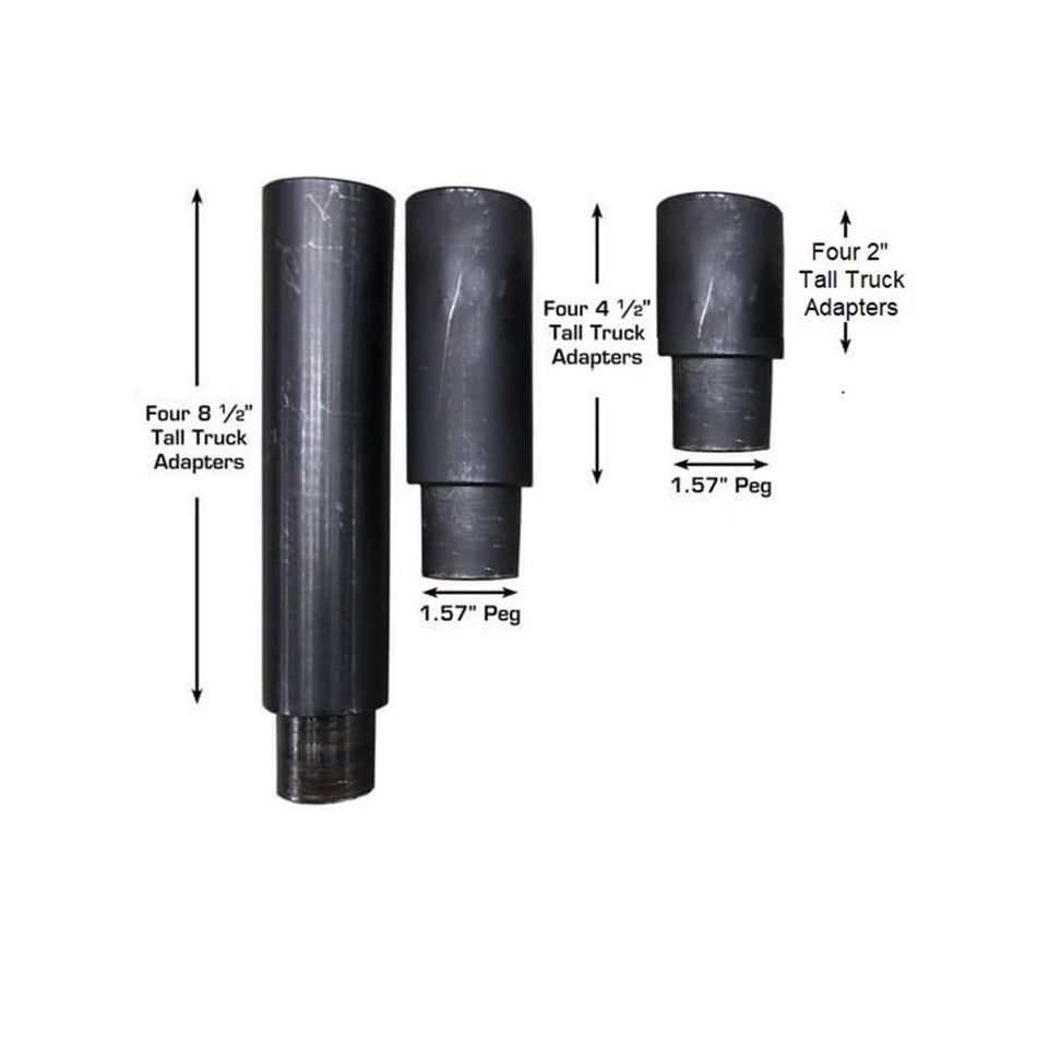 Atlas 12 Pc Lift Adapter Kit 1.57" Peg #ATEATTD-ADPTKIT3, AlamoEquipment.com