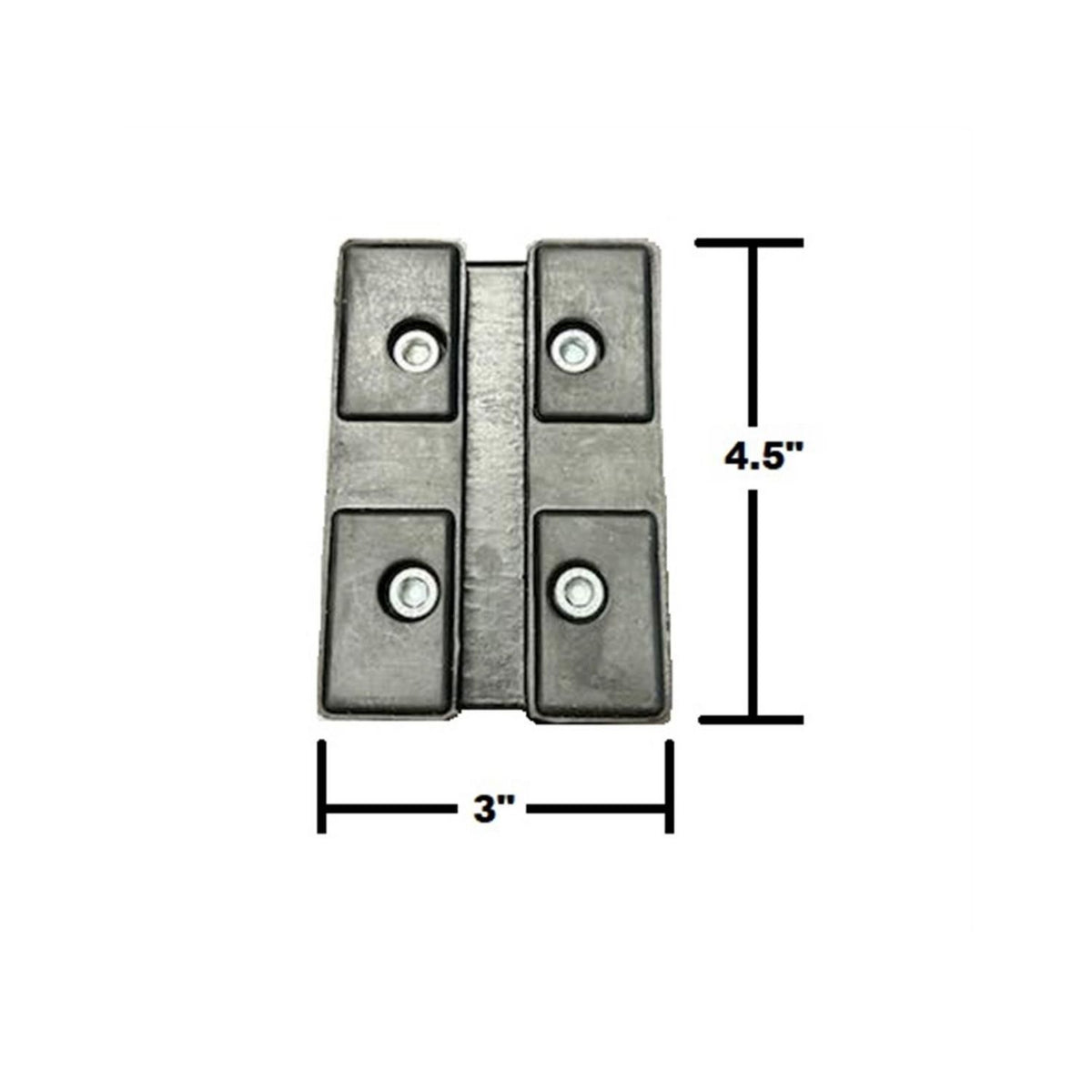 Atlas Slotted Screw-Up Adapters (4 Pc) Peg #ATEATTD-ADPTKIT4, AlamoEquipment.com