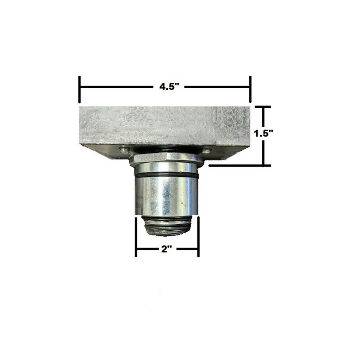 Atlas Slotted Screw-Up Adapters (4 Pc) 2" Peg #ATEATTD-ADPTKIT5, AlamoEquipment.com