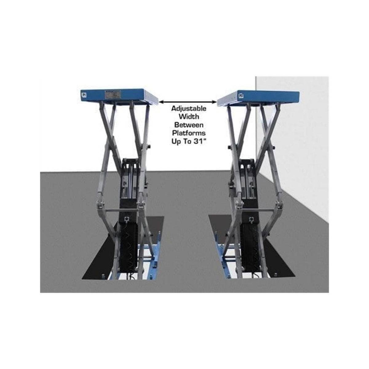 Atlas 9,000 lb In-Ground Full-Rise Scissor Lift #ATEATTD-FM9SL-FPD, AlamoEquipment.com