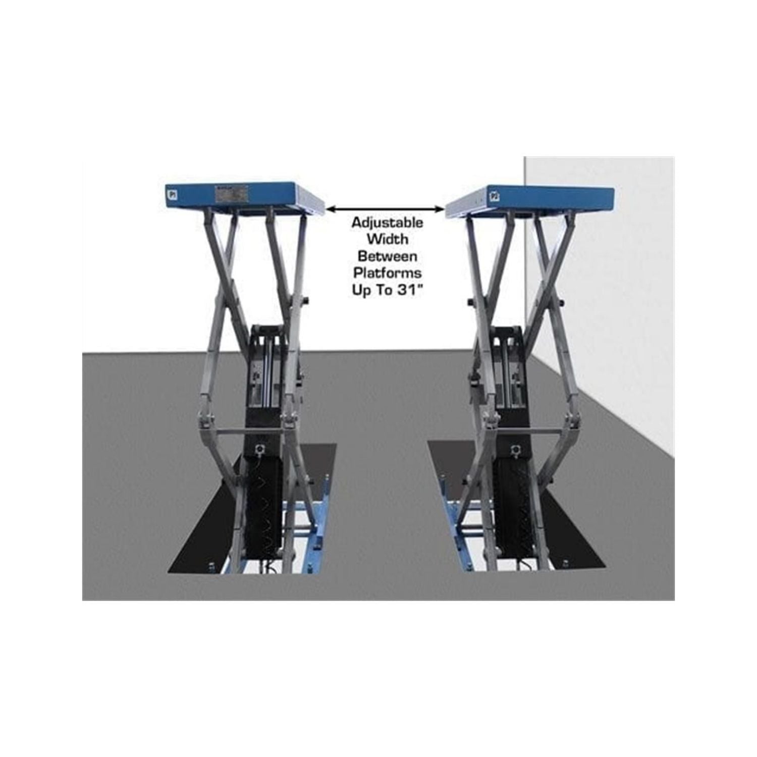 Atlas 9,000 lb In-Ground Full-Rise Scissor Lift #ATEATTD-FM9SL-FPD, AlamoEquipment.com