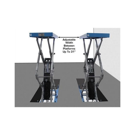 Atlas 9,000 lb In-Ground Full-Rise Scissor Lift #ATEATTD-FM9SL-FPD, AlamoEquipment.com