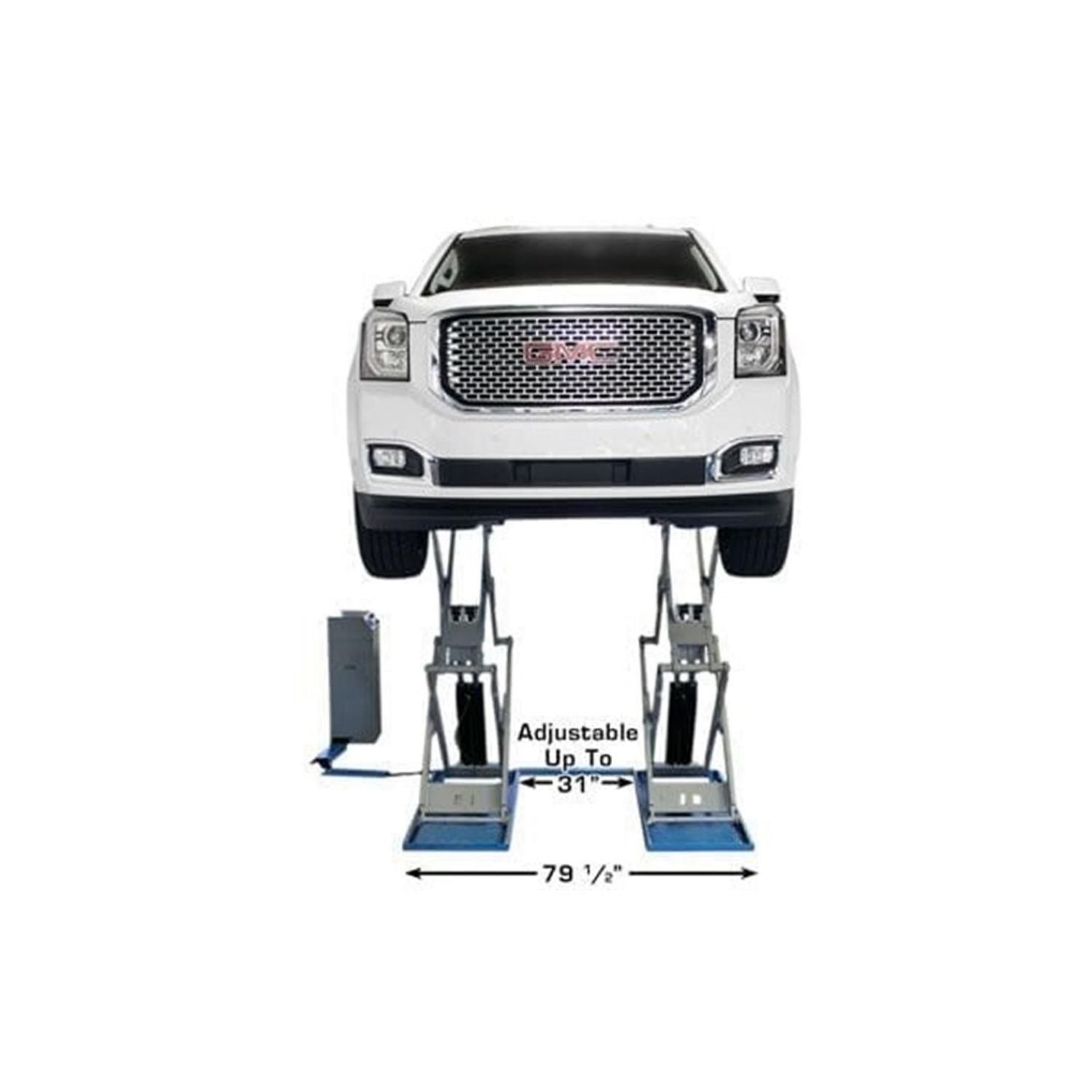 Atlas 9,000 lb High-Rise Scissor Lift #ATEATTD-SLP9K-FPD, AlamoEquipment.com