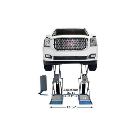 Atlas 9,000 lb High-Rise Scissor Lift #ATEATTD-SLP9K-FPD, AlamoEquipment.com