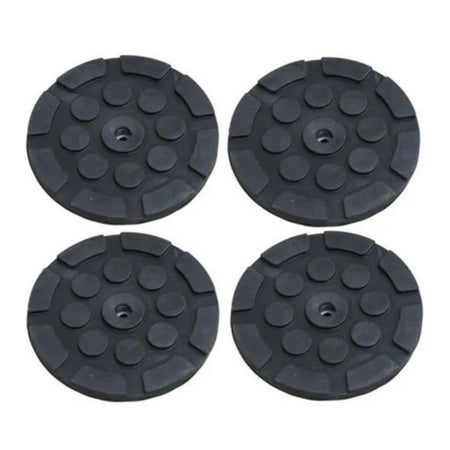 Atlas® Round Rubber Lift Pads (4 Pc Set) #ATEATTDP-LP-CIR-4, AlamoEquipment.com