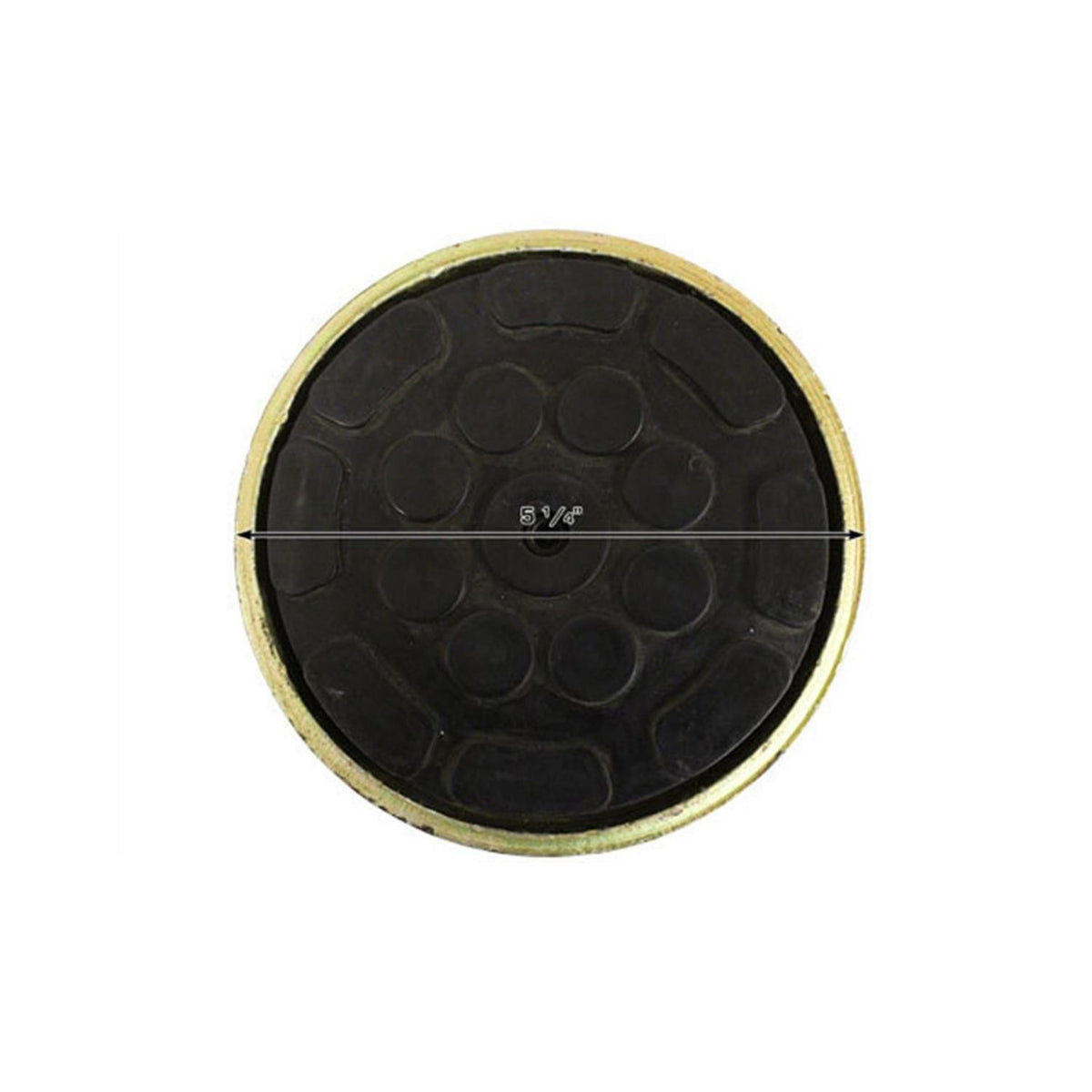 Atlas Round Lift Adapter w/ Rubber Pad 1.5" Peg, AlamoEquipment.com