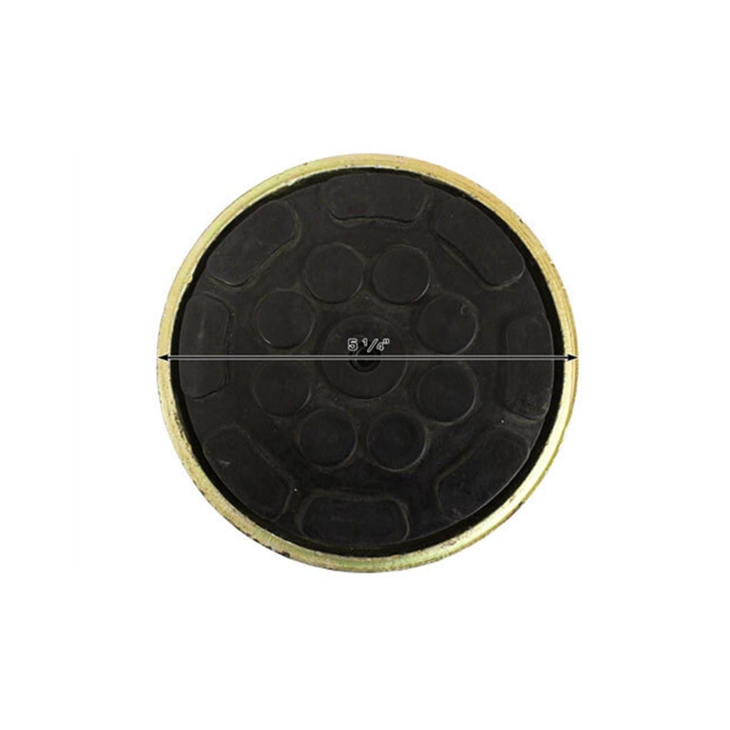 Atlas Round Lift Adapter w/ Rubber Pad 1.5" Peg, AlamoEquipment.com