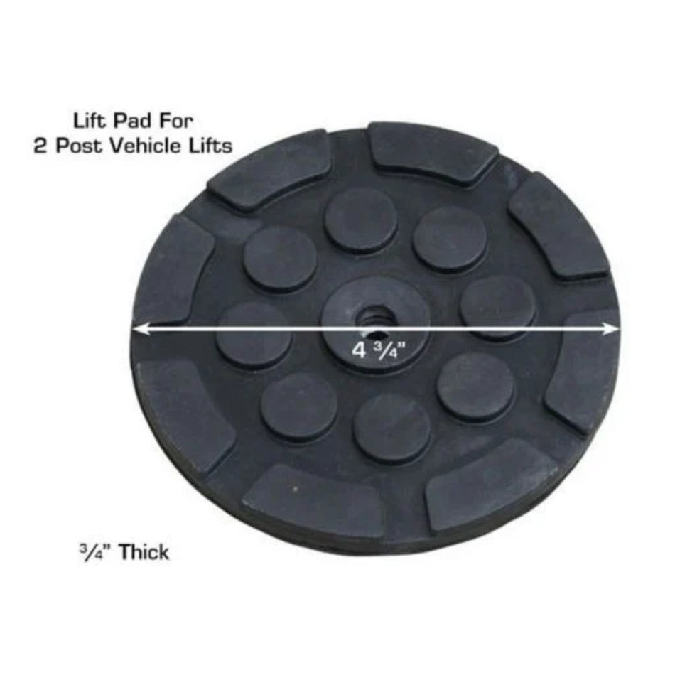 Atlas® Round Rubber Lift Pad #ATEATTDP-Z31B330001, AlamoEquipment.com