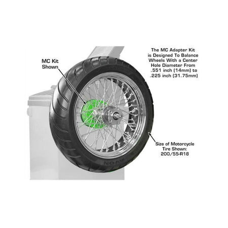 Atlas Motorcycle Wheel Balancer Adapter Kit, AlamoEquipment.com