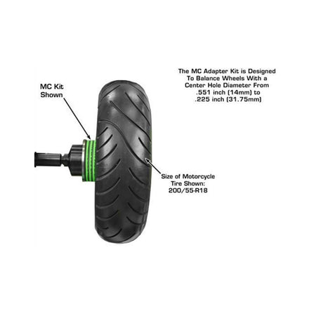Atlas Motorcycle Wheel Balancer Adapter Kit, AlamoEquipment.com