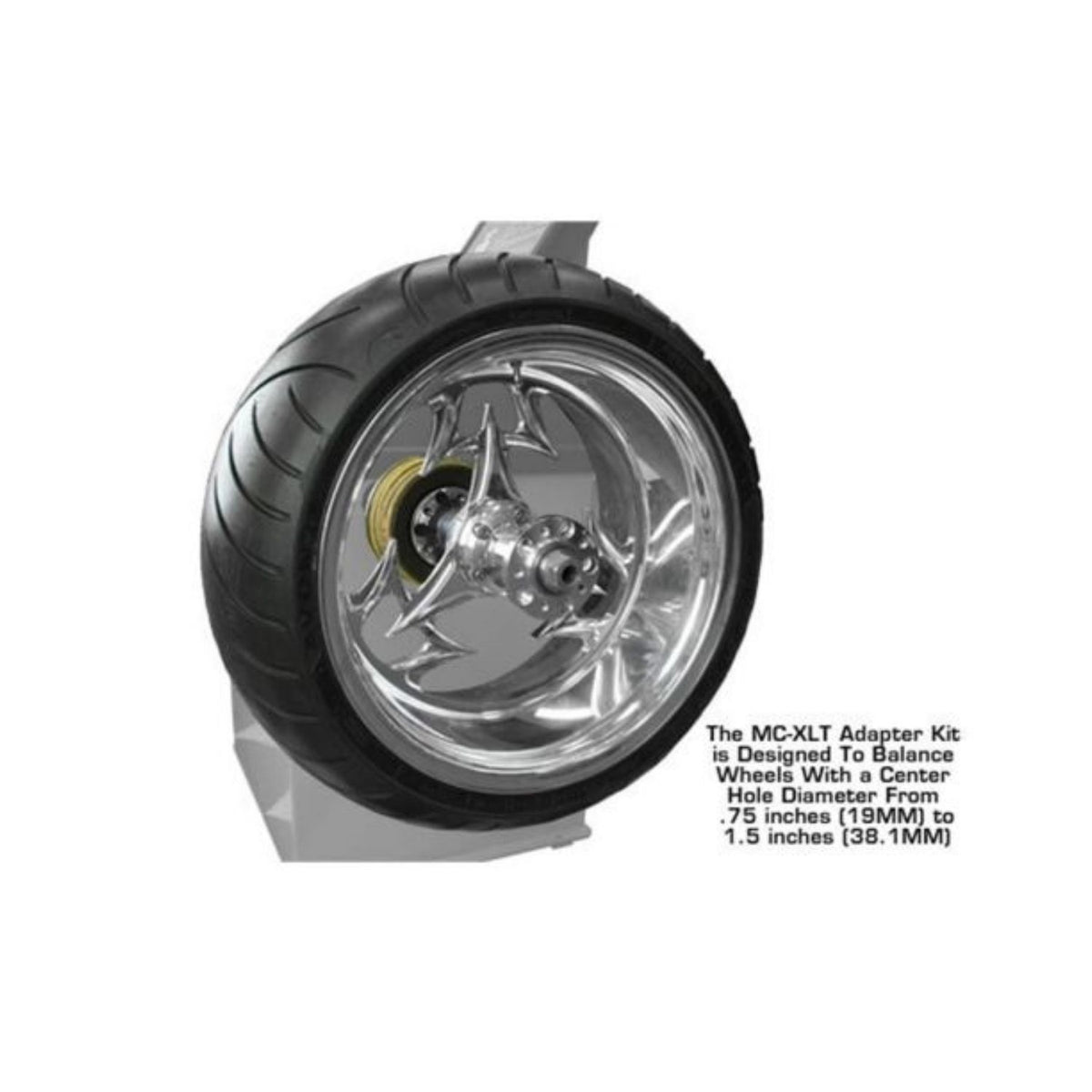 Atlas Large Motorcycle Wheel Balancer Adapter Kit #ATEATWB-MCXLTKT, AlamoEquipment.com