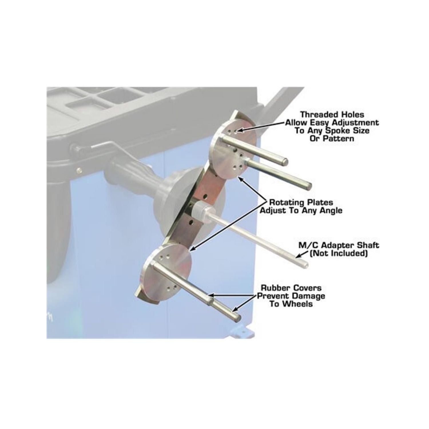 Atlas Spoke Support Adapter for Wheel Balancers #ATEATWB-SSA, AlamoEquipment.com