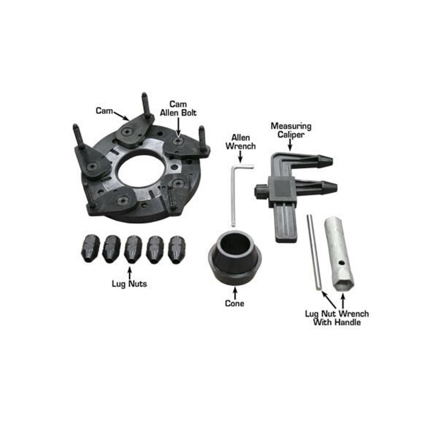 Atlas Universal Lug-Centric Wheel Balancer Adapter #ATEATWB-UA, AlamoEquipment.com