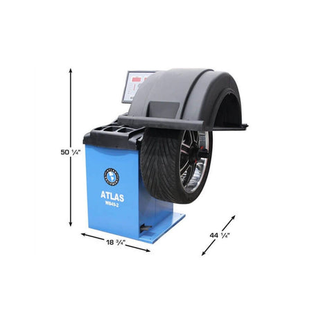 Atlas WB49-2 Premium 2D Auto-Data Wheel Balancer #ATEATWB49-2-FPD, AlamoEquipment.com