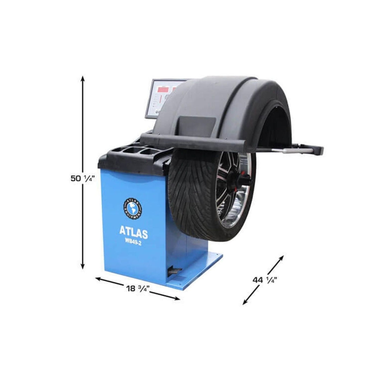 Atlas WB49-2 Pro Premium 3D Auto-Data Wheel Balancer #ATEATWB49-2-PRO-FPD, AlamoEquipment.com