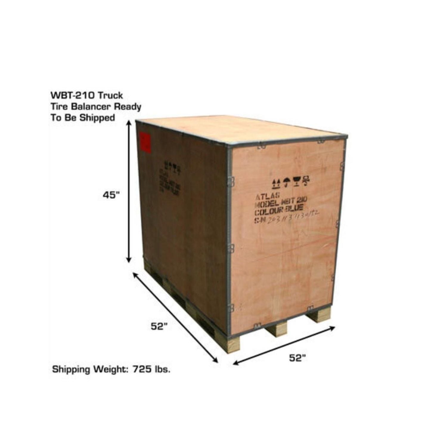 Atlas WBT-210 Heavy-Duty Truck Wheel Balancer #ATEATWBT-210-FPD, AlamoEquipment.com