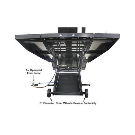 Atlas 1,000 lb Motorcycle Lift w/ Roller Plate & Extension Kit, AlamoEquipment.com