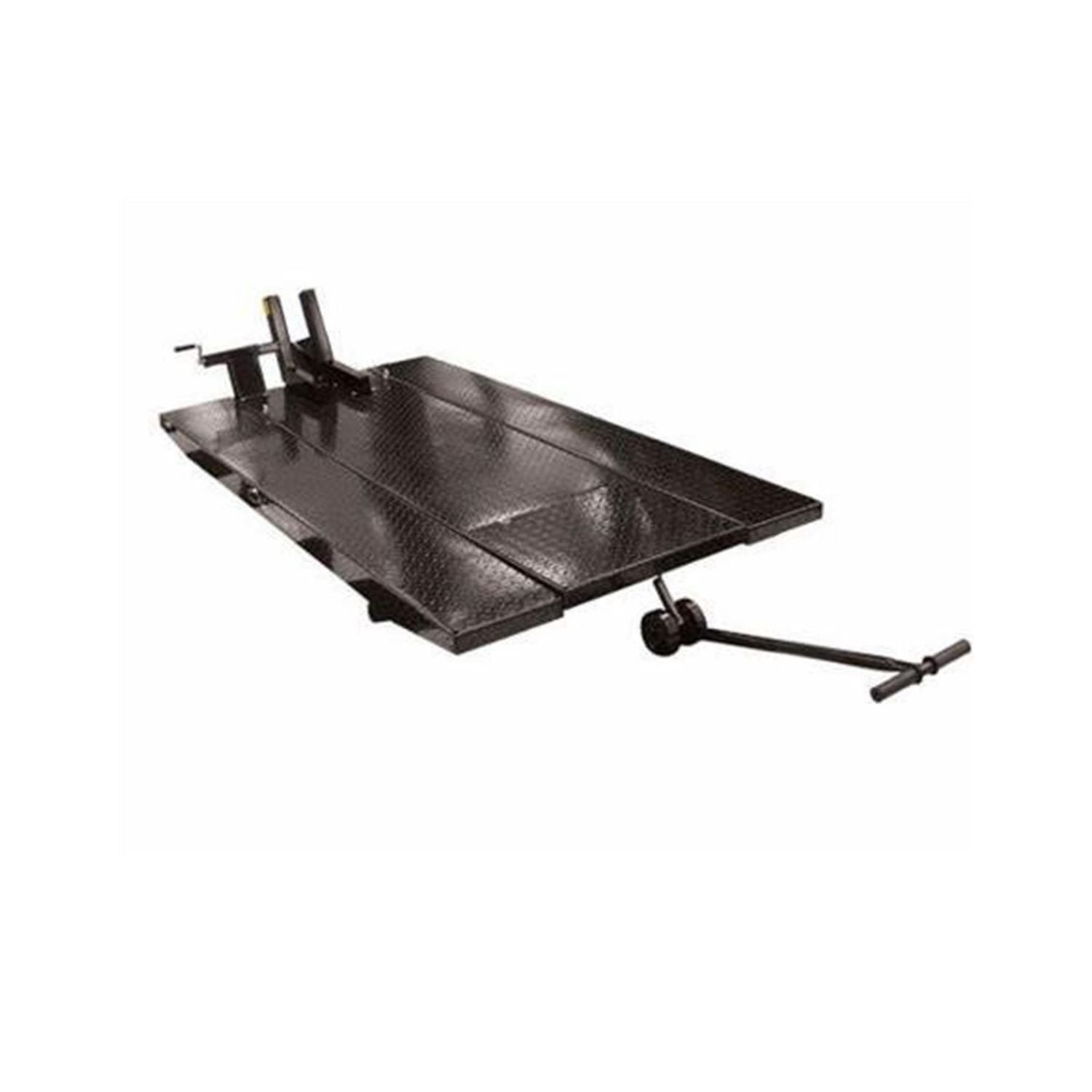 Atlas 1,000 lb Motorcycle Lift w/ Roller Plate & Extension Kit, AlamoEquipment.com