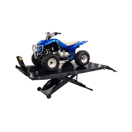 Atlas CycleLift Air-Operated Motorcycle Lift w/ Side Extension Kit #ATEHT-CYCLELIFT-XLT, AlamoEquipment.com