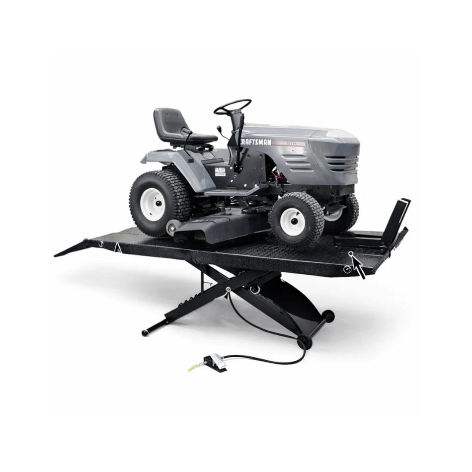 Atlas CycleLift Air-Operated Motorcycle Lift w/ Side Extension Kit #ATEHT-CYCLELIFT-XLT, AlamoEquipment.com