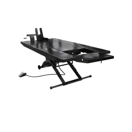Atlas CycleLift Air-Operated Motorcycle Lift w/ Side Extension Kit #ATEHT-CYCLELIFT-XLT, AlamoEquipment.com