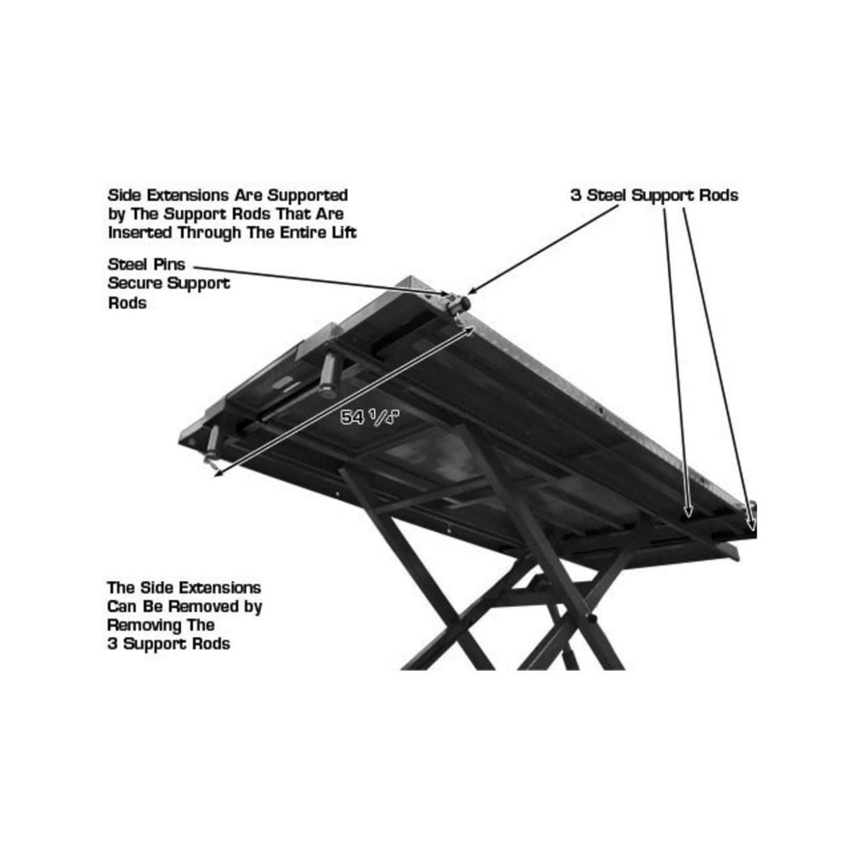 Atlas 1,500 lb Motorcycle & ATV Lift #ATEHT1005-KIT-FPD, AlamoEquipment.com