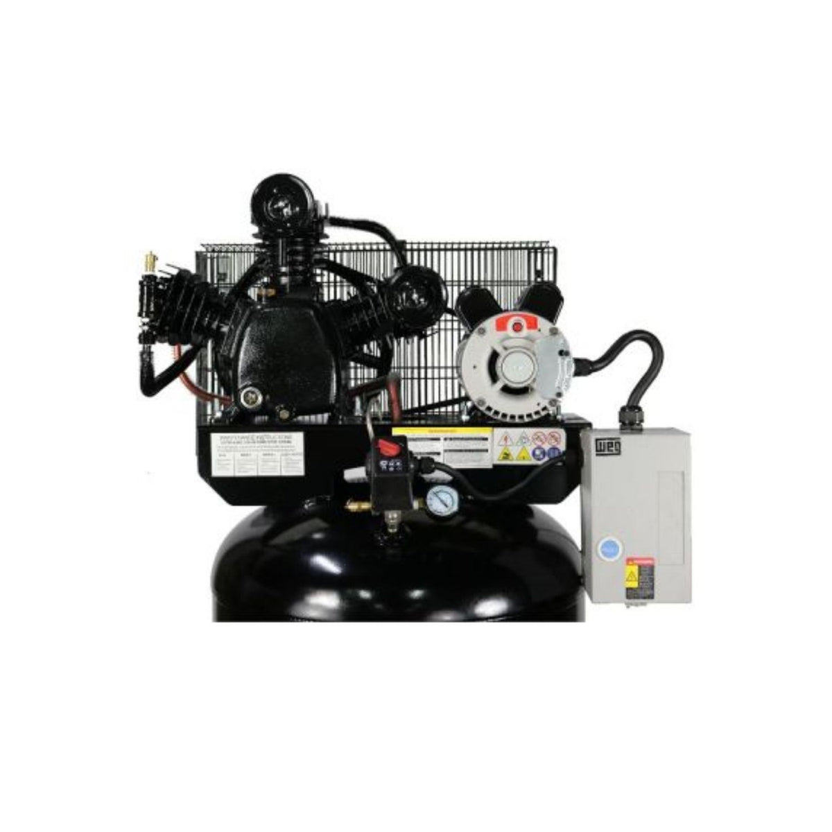 Atlas AF7 5HP 80 Gallon Vertical Air Compressor w/ Magnetic Starter #ATEMPAF7-FPD, AlamoEquipment.com