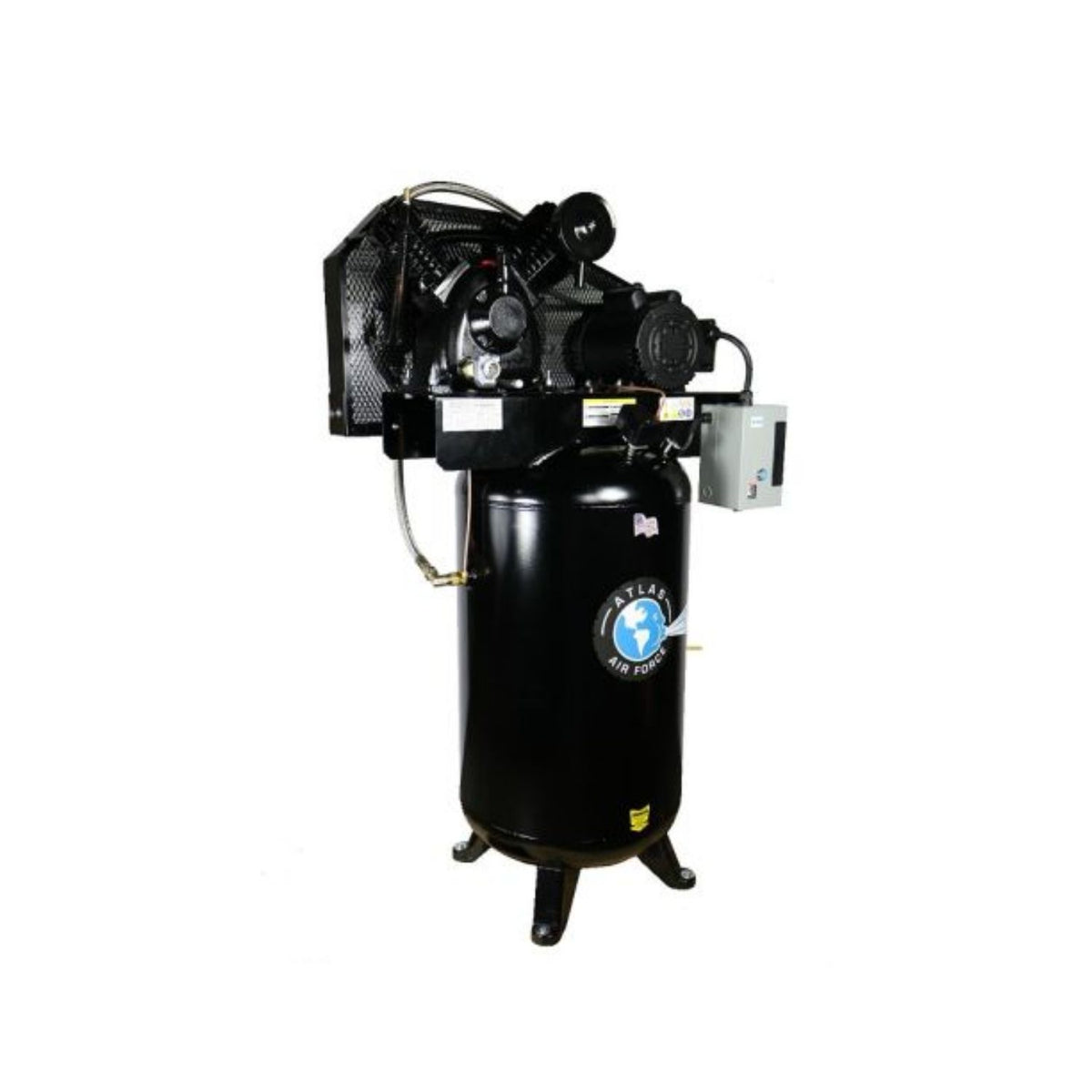 Atlas AF8P 5HP 80 Gallon Air Compressor w/ Plus Package #ATEMPAF8P-FPD, AlamoEquipment.com