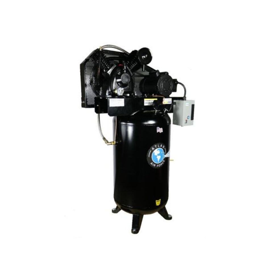 Atlas AF8P 5HP 80 Gallon Air Compressor w/ Plus Package #ATEMPAF8P-FPD, AlamoEquipment.com
