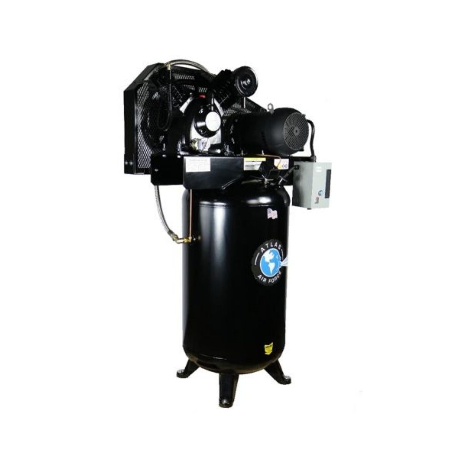 Atlas AF9P 7.5HP 80 Gallon Commercial Air Compressor w/ Plus Package #ATEMPAF9P-FPD, AlamoEquipment.com