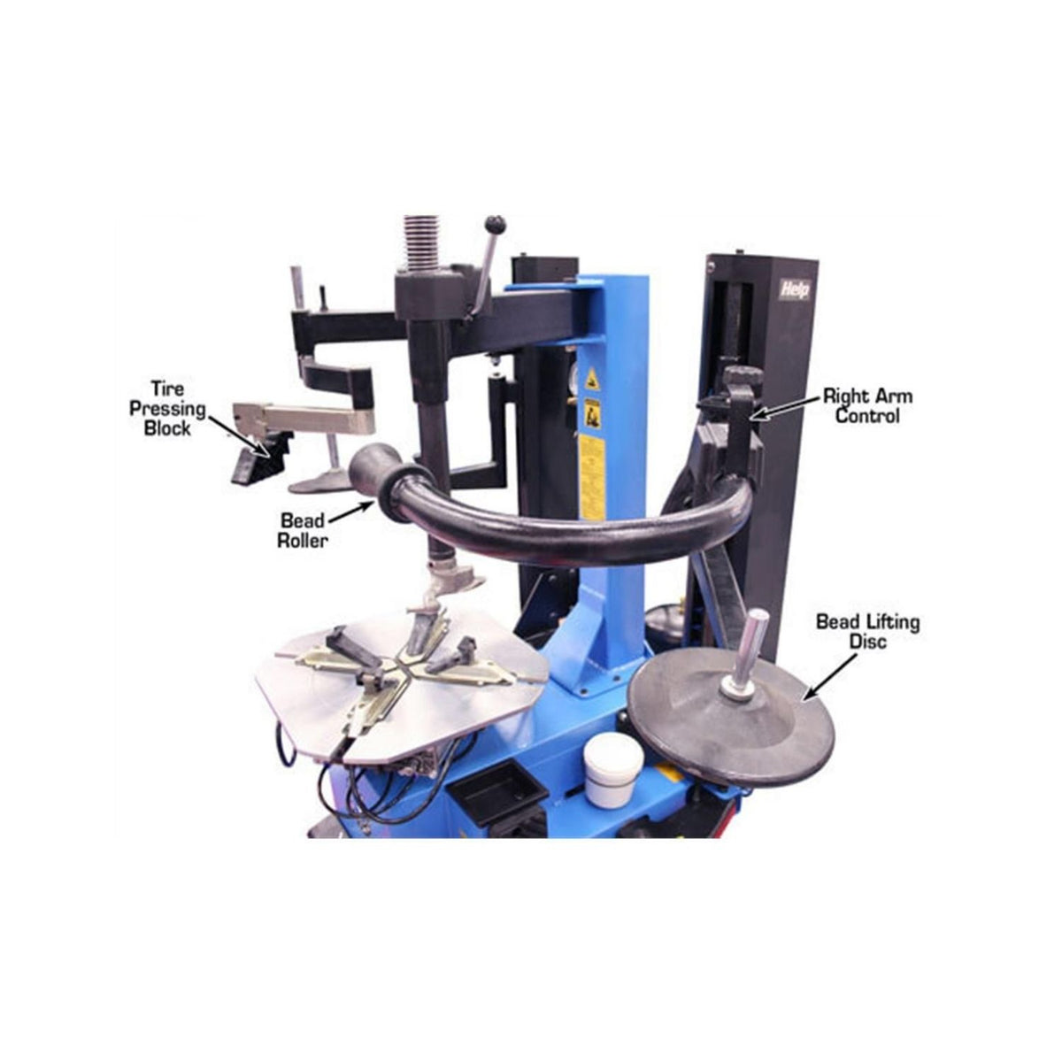 Atlas TC229DAA Tire Changer w/ Dual Assist Arms #ATETC229DAA-FPD, AlamoEquipment.com