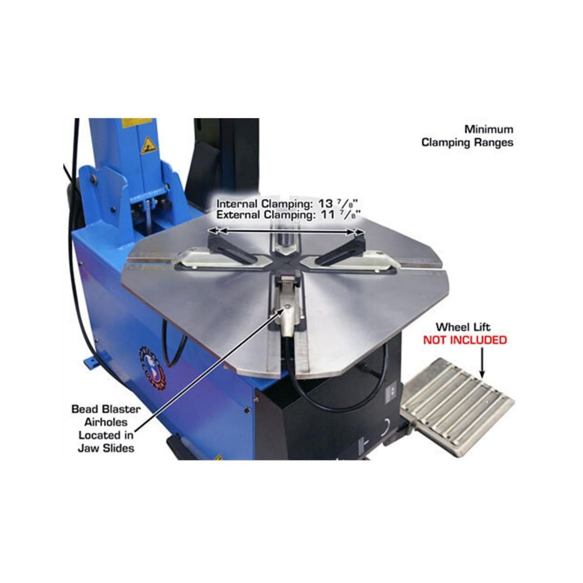 Atlas TC755EZ Tire Changer w/ E-Z Assist Arm, AlamoEquipment.com
