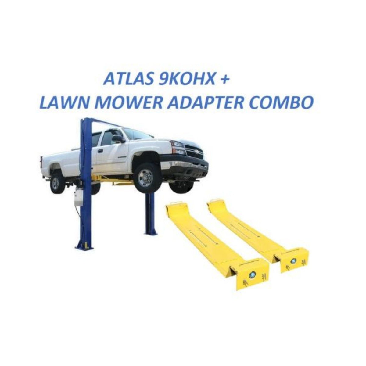 Atlas 9KOHX Lift w/ Lawn Mower Adapter Combo, AlamoEquipment.com