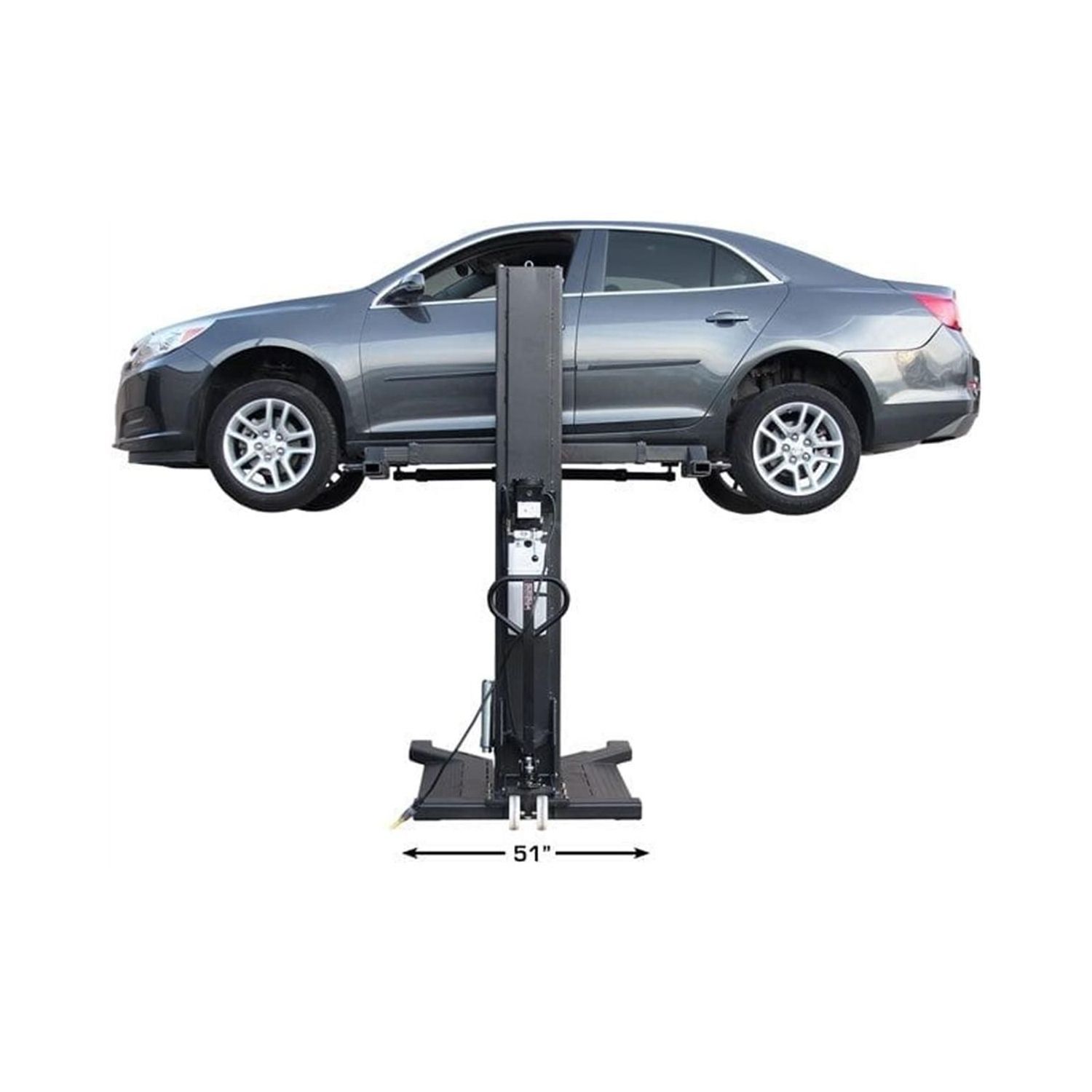 Atlas PSP-6000 6,000 lb. Portable Single Post Lift #ATEXH-PSP-6000-FPD, AlamoEquipment.com