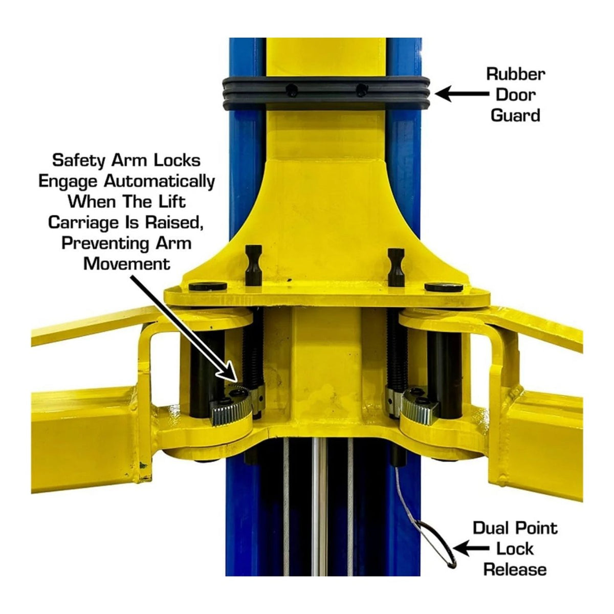 Atlas® 9,000 lb Baseplate 2-Post Lift #ATEXH-TPF-9-FPD, AlamoEquipment.com