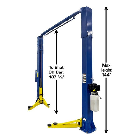 Atlas® 9,000 lb Overhead 2-Post Lift #ATEXH-TPO-9-FPD, AlamoEquipment.com