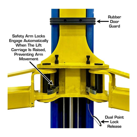 Atlas® 9,000 lb Overhead 2-Post Lift #ATEXH-TPO-9-FPD, AlamoEquipment.com