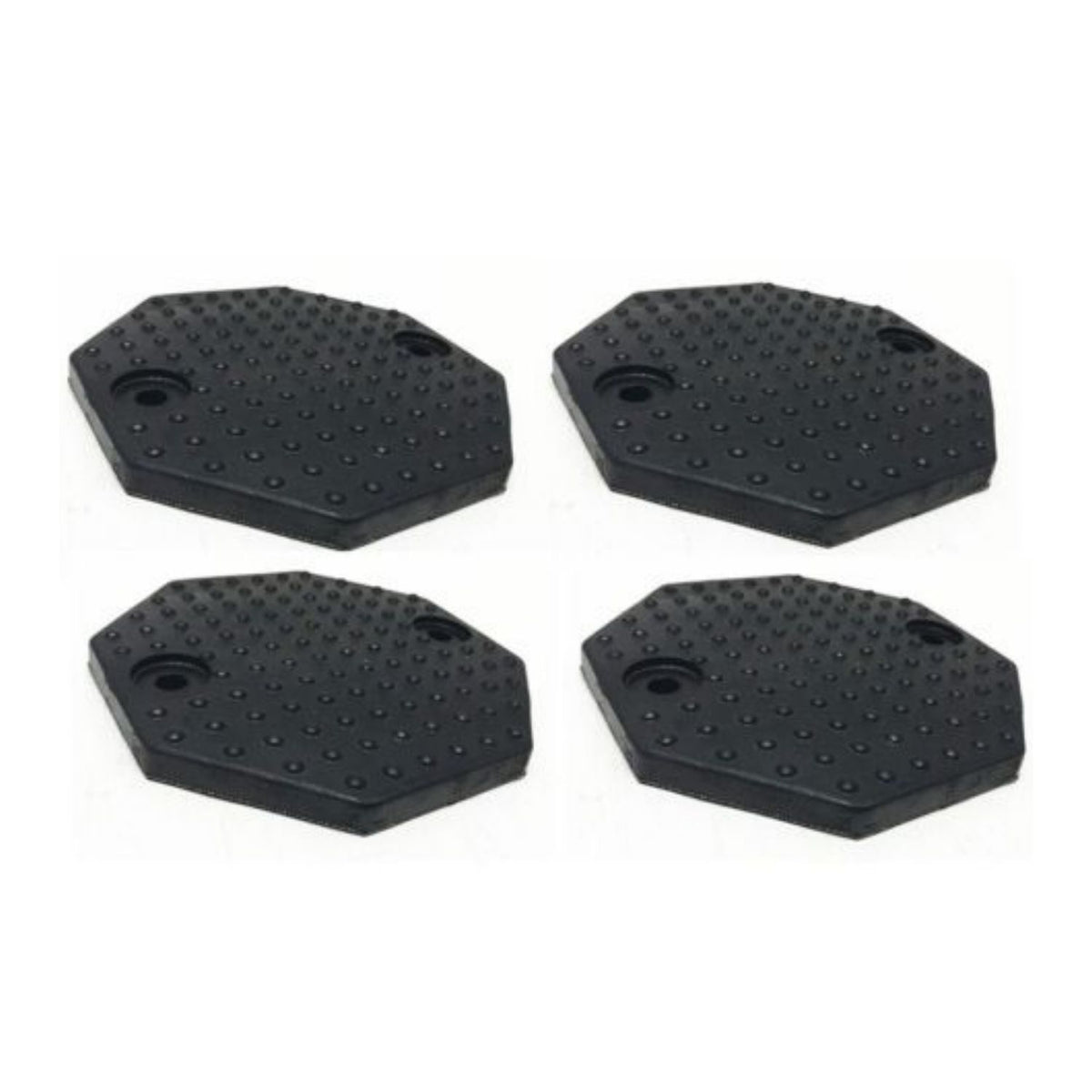 Atlas® Octagon Rubber Lift Pads (4 Pc Set) #ATEXHP-LP-OCT-4, AlamoEquipment.com
