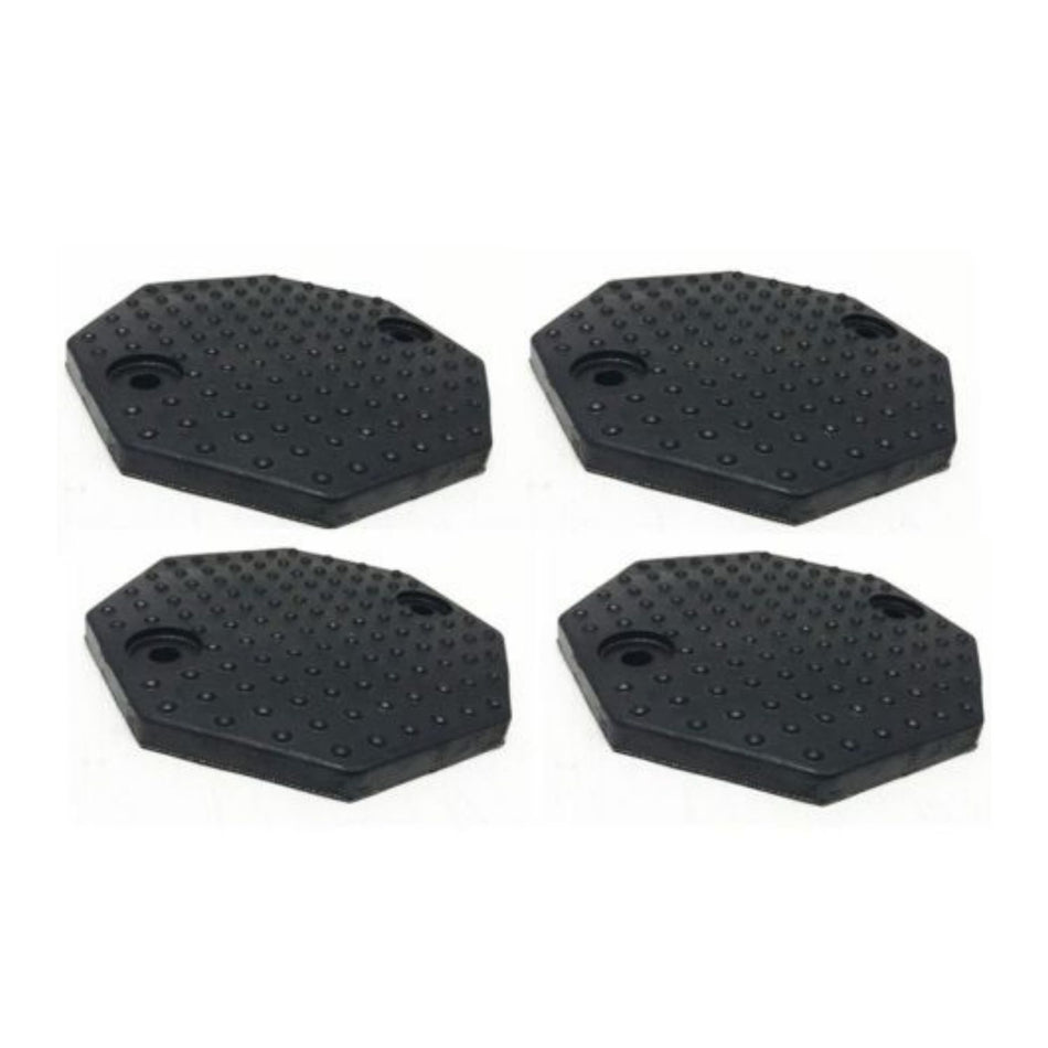 Atlas® Octagon Rubber Lift Pads (4 Pc Set) #ATEXHP-LP-OCT-4, AlamoEquipment.com