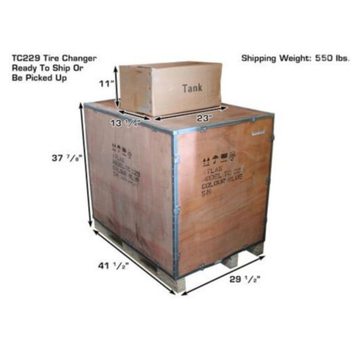 Atlas TC229 Tire Changer, AlamoEquipment.com