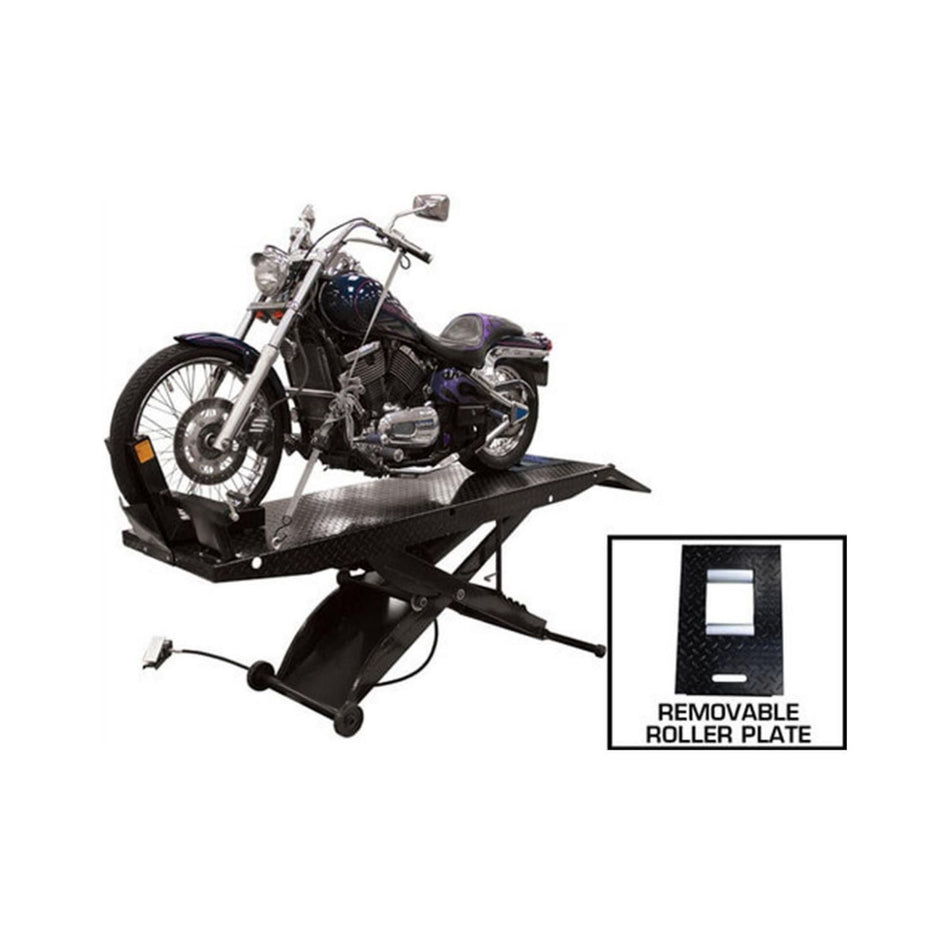 Atlas Motorcycle Lift with Roller Plate, AlamoEquipment.com